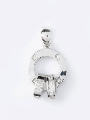 Sterling silver jewelry silver women necklace with gems 925