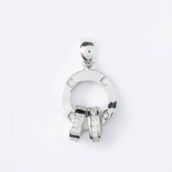 Sterling silver jewelry silver women necklace with gems 925